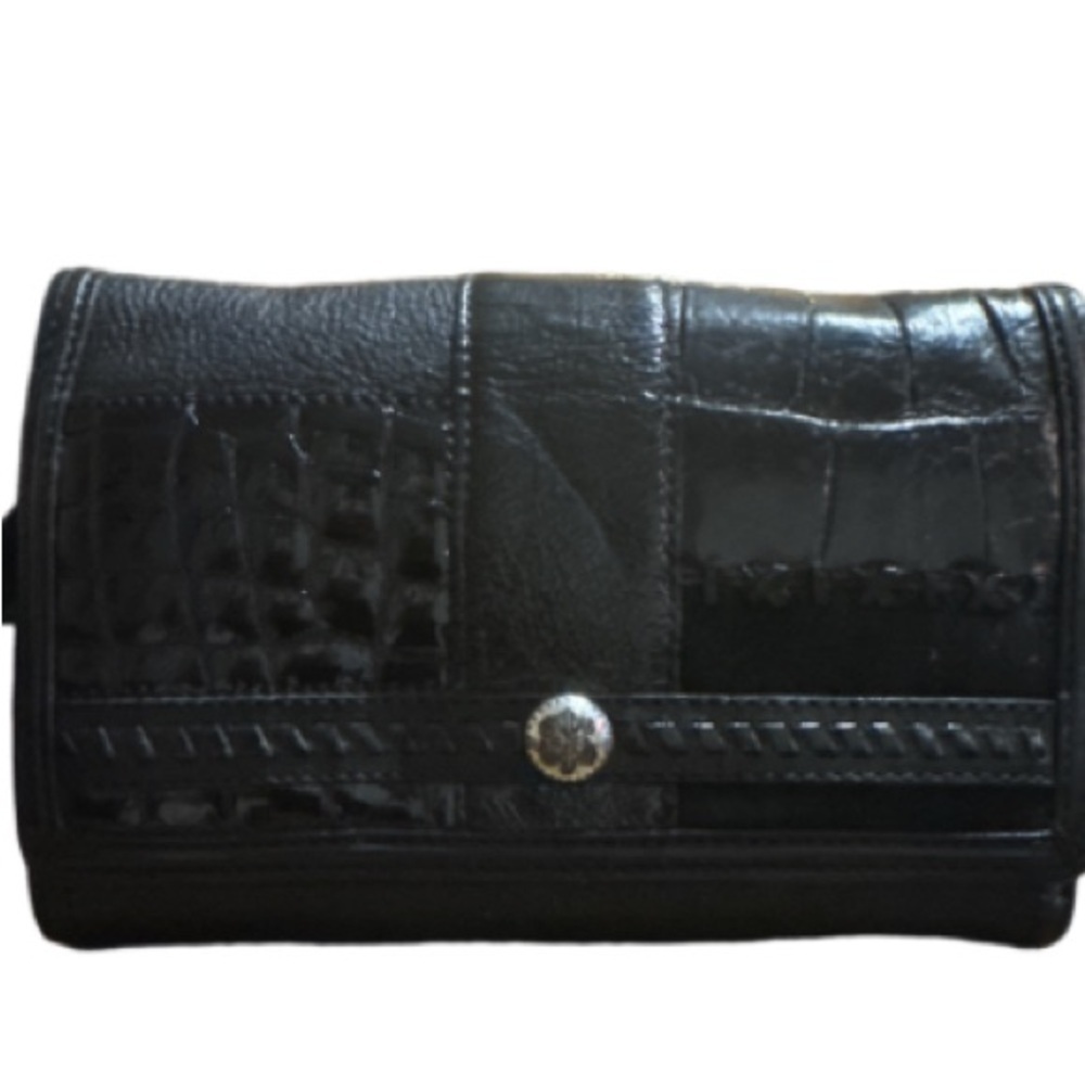 Brighton large wallet crossbody leather multimedia bag checkbook holder